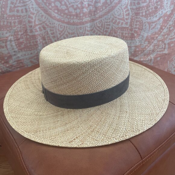 Janessa Leone Staw Boater-Style Sun Hat main image 7